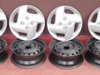 Nissan March K11 Rims with Rim Cups 13×5J
