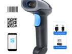 2D Handheld Wireless Barcode & QR Scanner - 2 In 1