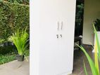 2D White Melamine Wardrobe