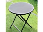 2Feet Plastic Folding Table Round