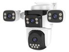 2K 4G SIM 4 lens human tracking colorvu audio siren cctv camera CG621FR