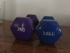 2KG Dumbells 2