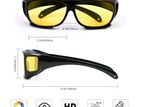 2pcs HD Vision Night Driving Glasses - Anti Glare Yellow Black