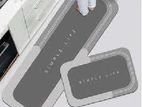 2Pcs Kitchen & Shower Mat - Water Absorption Non slip Carpet