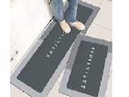 2Pcs Kitchen & Shower room Floor Mat - Water Absorption Carpet