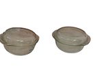 2x Pyrex Casserole Dishes with Lids