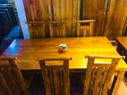 3 1/2 X 7' Teak Rectangle Dining Table