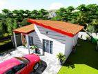 3 Bed Room 1 Bath Single Story House - Hanwella