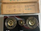 3 Burner Glass Gas Cooker Stove