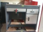 3 by 2 steel cashier table (M-18)