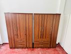 3 Door Brown Wardrobe