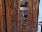 3 Door Glass Wardrobe