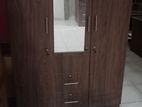 3 Door Malamain Design Wardrobe with Glass