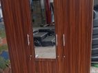 3 Door Malamain Design Wardrobe with Glass