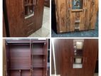 3 Door Malamain Design Wardrobe with Glass