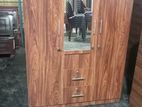 3 Door Malamain Design Wardrobe with Glass