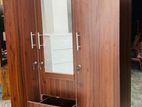 3 Door Malamain Design Wardrobe with Lockers