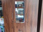 3 Door Melamine Cupboard With Mirror / 8.16