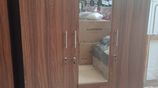 3 Door Melamine Dising Wardrobe -Hpwb03