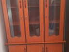 3 Door Melamine Display Cupboard