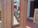 3 Door Melamine Glass Design Wardrobe -Hpwb03