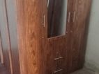 3 Door Melamine Glass Wardrobe Brand New