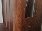 3 Door Melamine Glass Wardrobe Brand New