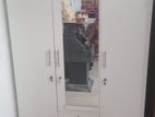 3 Door Melamine Glass Wardrobe
