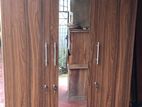 3 Door Melamine Glass wardrobe