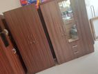 3 Door Melamine Glass Wardrobe -HPWB03