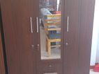 3 Door Melamine Glass Wardrobe -HPWB3G