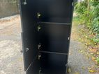 3 Door Melamine Locker Cupboard Blk