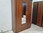 3 Door Melamine wardrobe with Glass