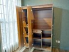 3 Door Melamine wardrobe with Glass