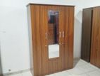 3 Door Melamine wardrobe with Glass...