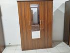 3 Door Melamine wardrobe with Glass