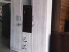 3 Door Melamine Wardrobes with mirror .