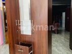 3 Door Modern Melamine Glass Hanging Wardrobe - D