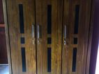 3-Door Teak Wood Wardrobe