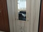 3 Door Wardrobe/cupboard (teak/white/black/ash) (K-21)
