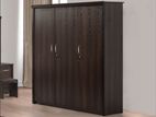 3 Door Wardrobe (Dark Brown)