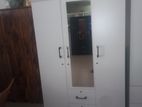 3 Door White Cupboard (K-17)