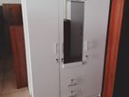 3 door white cupboard (K-17)