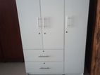 3 Door White Cupboard (K-18)