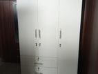 3 door white cupboard (K-25)