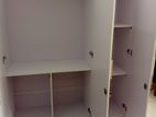 3 Door White Cupboard (K-26)
