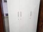 3 Door White Cupboard (K-34)