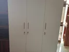 3 door white cupboard (K-36)