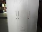 3 Door White Wardrobe (K-19)