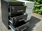 3 Drawer Black Cupboard